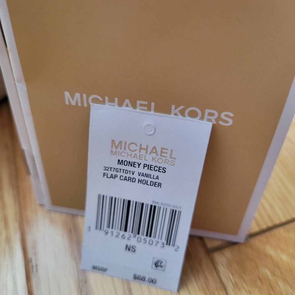 🎉HP🎉NWT!! Michael Kors Money Pieces Flap Card Wallet - Picture 6 of 14